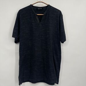 The Kooples Navy Blue V-Neck Short Sleeve T-Shirt Size Medium